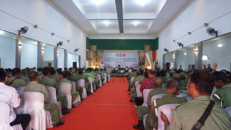 Jelang Pemilu 2024, Ini Pesan Pj Bupati Jombang Sugiat pada Satlinmas