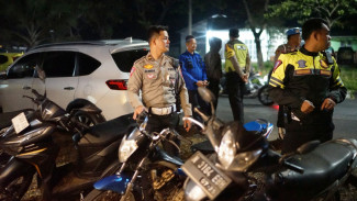 Tertibkan Aksi Balap Liar di Jalibar, Polres Malang Amankan 19 Remaja dan 12 Sepeda Motor