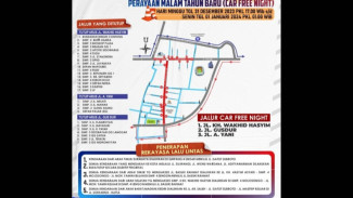 Car Free Night di Jombang, Ini Jalur Lalu Lintas yang Wajib Diketahui Pengguna Jalan