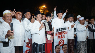 Jaringan Kiai Desa Jatim Deklarasi Dukung Prabowo-Gibran, Target Menang 1 Putaran