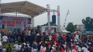 Ikut Jalan Sehat di Jombang, Yenny Wahid Sosialisasikan Program Ganjar-Mahfud Soal Gaya Hidup Sehat