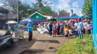 Gema Gemoy Sabtu Biru Ceria Jadi Cara Ajak Warga Malang Untuk Dukung Prabowo-Gibran