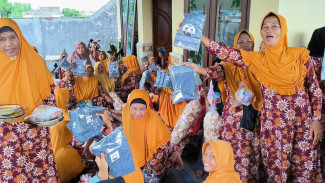 Jelang Pilpres, Ibu-ibu Fatayat di Jombang Nyatakan Dukung Prabowo-Gibran