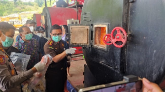 Kejari Kota Batu Musnahkan Barang Bukti, Paling Banyak Kasus Narkotika