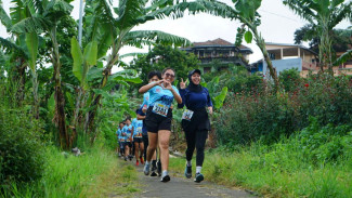 Kampanye Sehat Ala GenYZ Prabowo-Gibran Dengan Fun Run Village di Kota Batu