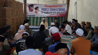 Warga Malang Doa Bersama Untuk Bangsa Usai Prabowo-Gibran Unggul Hitung Cepat