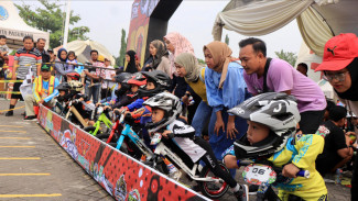 Mas Adi Buka Suropati Push Bike Race 2024, Ratusan Anak Langsung Adu Kecepatan