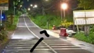 Penampakan Sosok Diduga Kuntilanak Terekam Kamera Foto di Jalur Klemuk Kota Batu