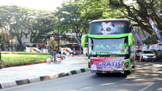 Ratusan Pemudik Diantar 10 Bus Gratis Pemkot Malang