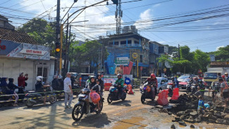 Rekayasa Lalin di Sawojajar Dilakukan 5 Hari, Efek Pipa PDAM dan Jalan Ambles