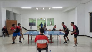 Tim PWI Malang Raya Jadi Juara Cabor Tenis Meja Piala HUT Kota Malang ke 110