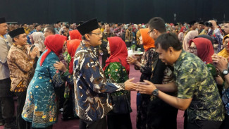 Keseruan Gus Ipul dan Mas Adi Saat Halal bi halal Bersama ASN Pemkot Pasuruan