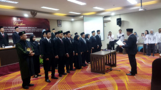 KPU Kota Batu Lantik 15 PPK untuk Pilkada 2024