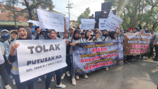Ratusan Karyawan Demo PN Kepanjen, Tolak Eksekusi Lahan PT BMI