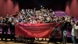 Keseruan Pelanggan Telkomsel di Malang Nonton Bareng di Bioskop