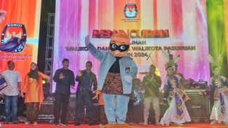 KPU Kota Pasuruan Kenalkan Maskot Si Podang untuk Pilkada 2024