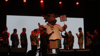 Pilkada 2024, KPU Luncurkan Jingle Dan Maskot Si Boki di Alun-alun Jombang