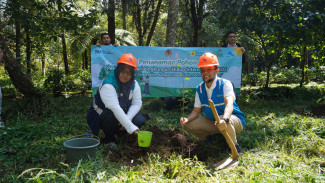 PJT I dan PLN NP Tanam 10 Ribu Bibit Pohon di Titik Nol Sungai Brantas