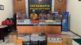 Polres Jombang Gagalkan Peredaran Miras Antar Kota via Truk Ekspedisi