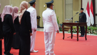 Pj Wali Kota Batu Pimpin Mutasi Jabatan, Tiga Camat dan UPT Pasar Berubah
