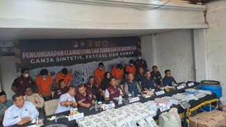 Polisi Bongkar Pabrik Narkoba Terbesar di Indonesia ada di Kota Malang