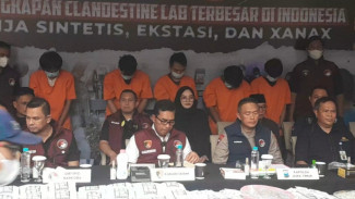Ternyata Pabrik Narkoba Terbesar di Indonesia Sudah Beroperasi 2 Bulan