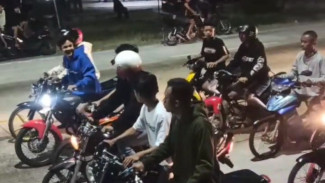 Razia Aksi Balap Liar di Jombang, Anggota Polisi Jadi Korban Diserempet