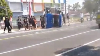 Hendak ke Madiun, Kendaraan Rombongan Pesilat IKSPI Alami Kecelakaan di Jombang