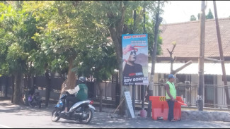Banner Dukungan Sokek Maju Dalam Pilkada 2024 Mulai Bermunculan