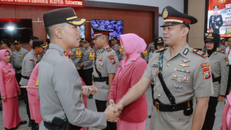 Jelang Pilkada 2024, Dua Kasat Polres Jombang Jalani Sertijab