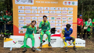Atlet Downhill Kota Batu Sumbang Medali Perak di PON