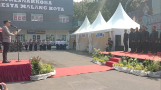 Belasan Personel Polresta Malang Kota Dapat Tugas Khusus Jaga Paslon Di Pilkada