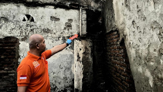 Kebakaran Hanguskan Warung dan Gudang Kosong di Pasuruan