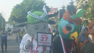 KPU Jombang Kirap Maskot Si Jali dan Si Boki