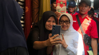 Begini Cerita Pedagang Pasar Tradisional Rela Tingalkan Lapak Demi Bertemu Cabup Mundjidah