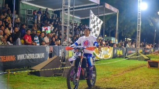 Lantian Juan Genggam Titel Juara Umum di Trial Game Dirt 2024 Malang