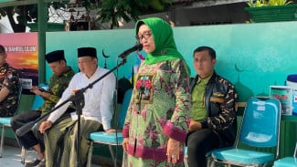 Peringati HSN di Jombang, Mundjidah Wahab Bakar Semangat Banser saat Apel