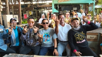 Saat Tukang Becak dan Tukang Parkir Bulatkan Tekad Dukung Paslon Abadi