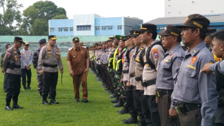 Ribuan Personel Gabungan Mulai Disiagakan di TPS Kota Malang