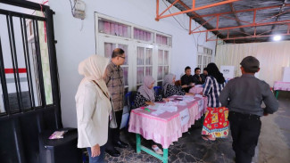 Pj Walkot Bersama Forkopimda Cek Pemungutan Suara, Pilwali Kota Batu Aman