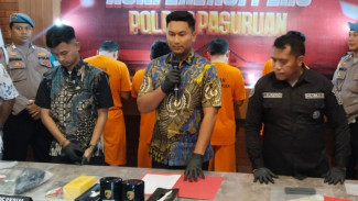 Polres Pasuruan Berhasil Bongkar Jaringan Curanmor, Tangkap 4 Tersangka