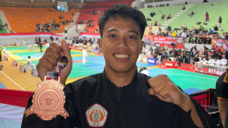 Anggota Polresta Malang Kota Raih Medali Perak di Kejuaraan Pencak Silat Piala KASAD