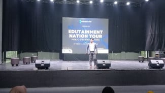 Ratusan Pelajar di Jombang Ikuti Edutainment Nation Tour Public Speaking Training
