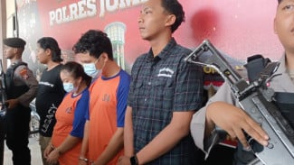 Polisi Tangkap Pasangan Kumpul Kebo Usai Nekat Rampok Taksi Online di Tol Jombang