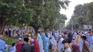 Pesan Wali Kota Malang Saat Salat Ied di Masjid Agung Jami