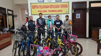 Polisi di Jombang Tangkap Pencuri Spesialis Sepeda Bermerek