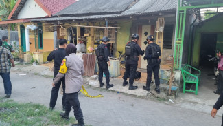 Tim Gegana Polda Jatim Lakukan Disposal Temuan Mortir di Jombang