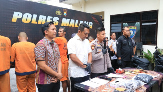 Polres Malang Tangkap 36 Tersangka Kasus Premanisme dan Kekerasan Selama Operasi Pekat