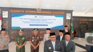Bupati Jombang Mutasi 25 Pejabat di Lingkungan Pemkab