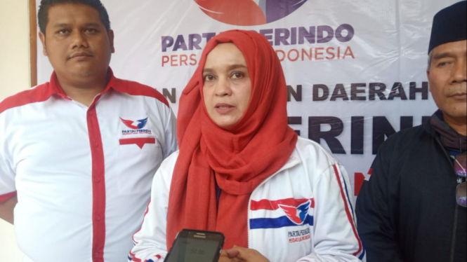 Ketua DPD Perindo Kota Malang Nelly.
